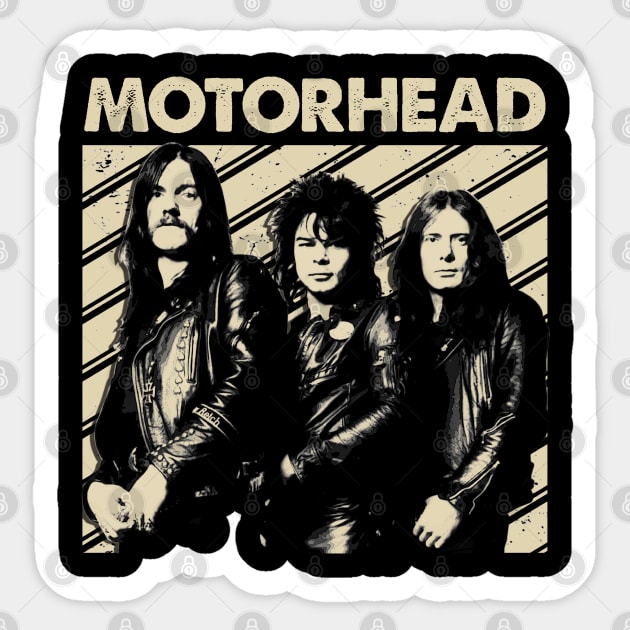 Motorhead Madness Faces Of Metal In High Octane Shots Sticker by Silly Picture
